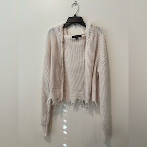 Ripped crop Jacket size XL